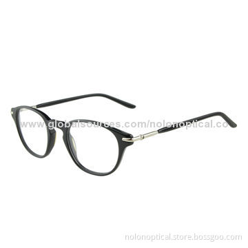 Round shape retro eyeglass frames, logo can be customized